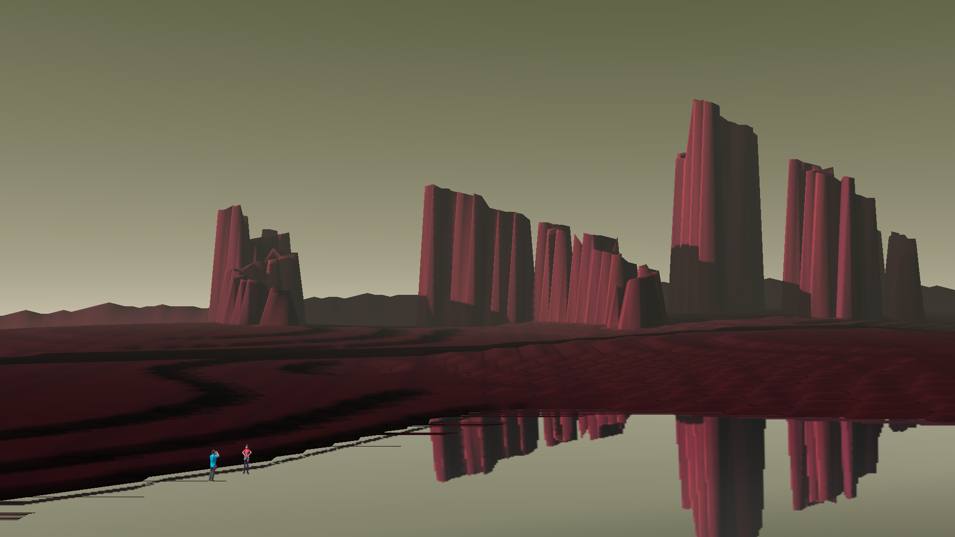 computer generated landscape