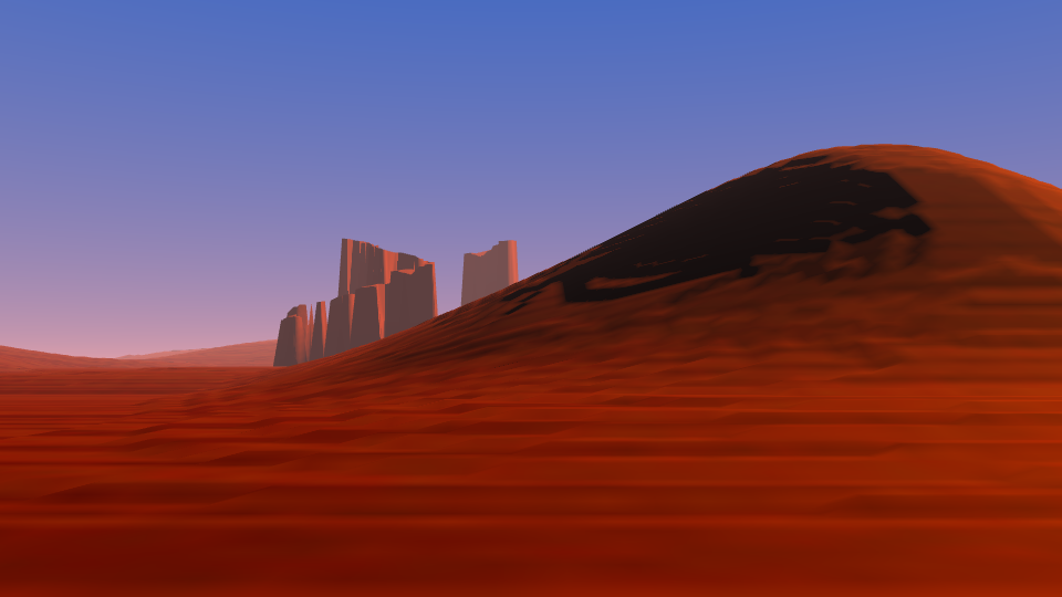 computer generated landscape