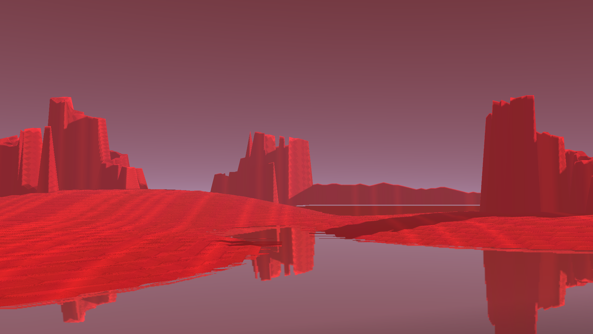 computer generated landscape