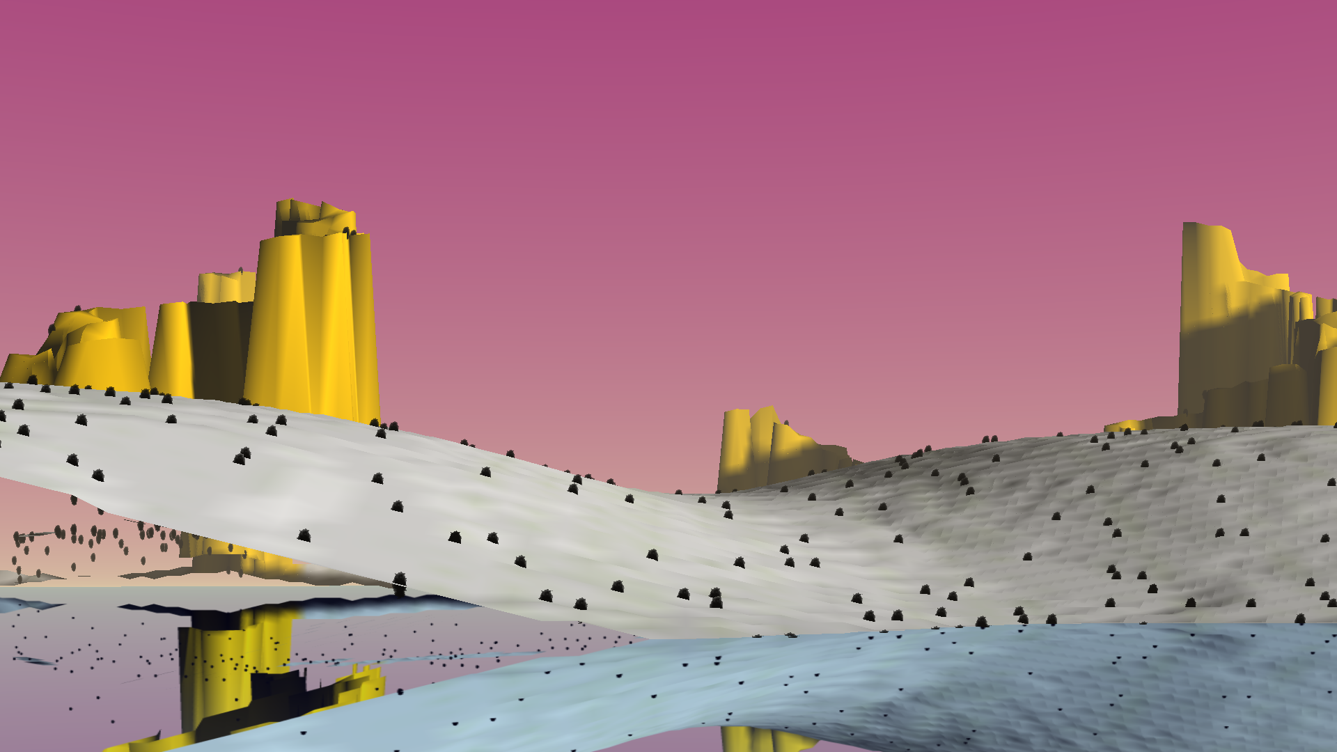 computer generated landscape