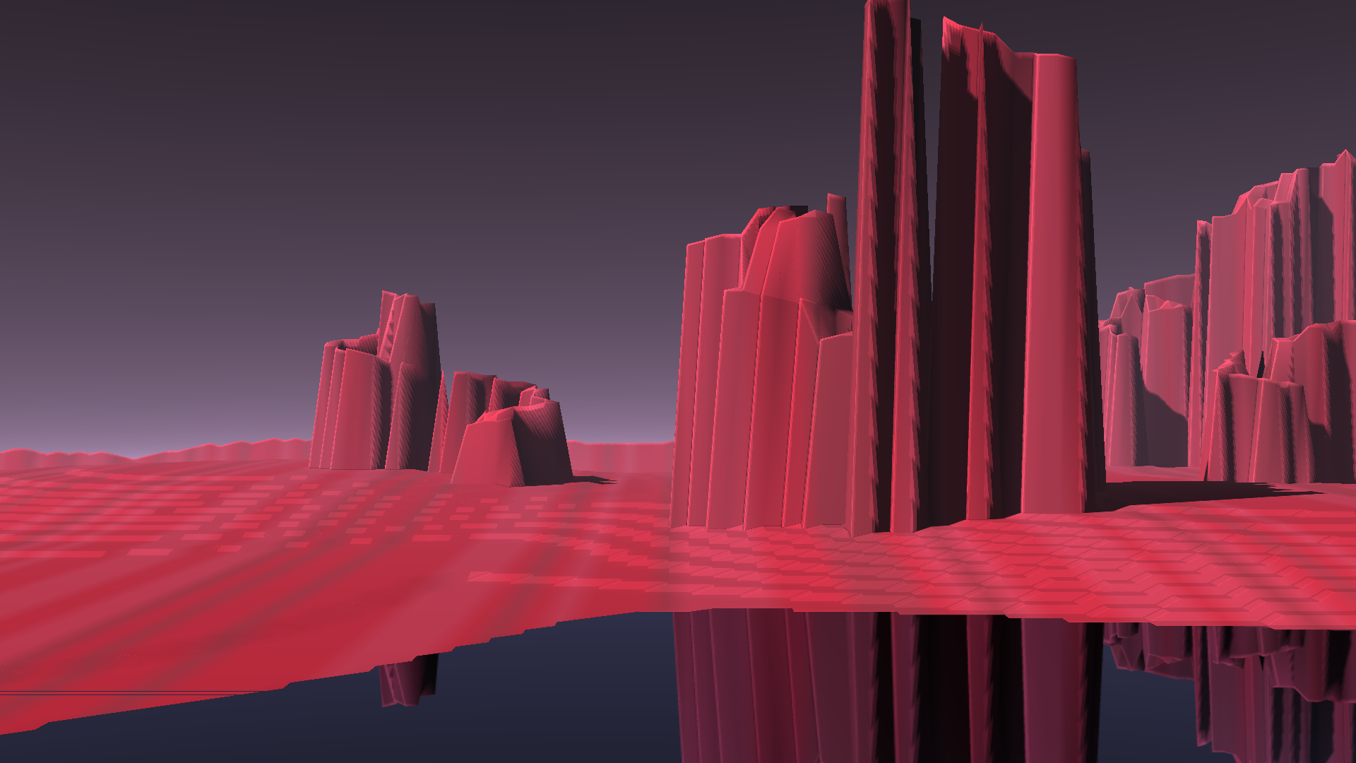 computer generated landscape